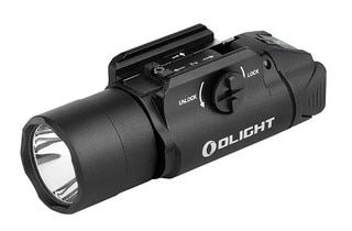 Olight PL Turbo compact and powerful handgun light, black.